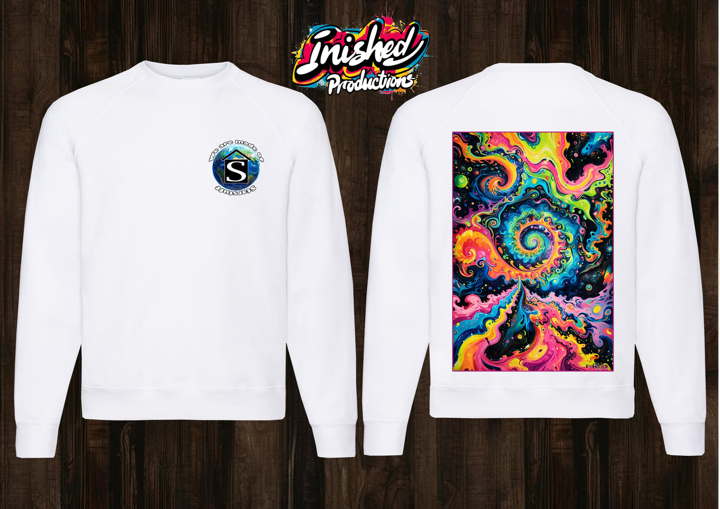 Pattern trip Trainer white unisex Classic Sweatshirt 143