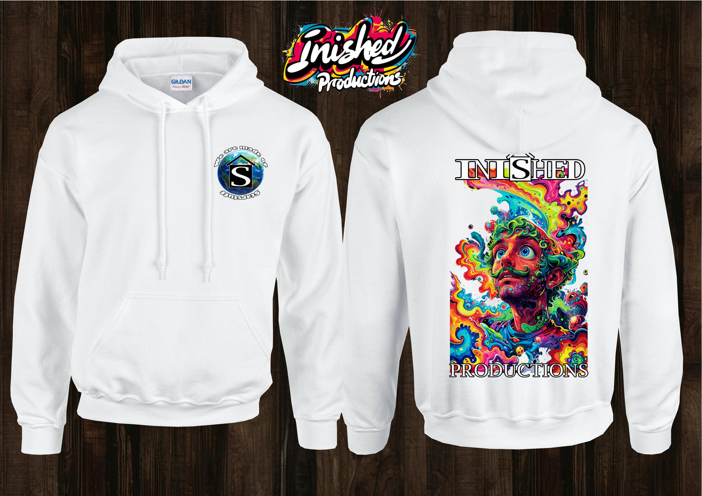 Mario trip unisex white hooded top 137