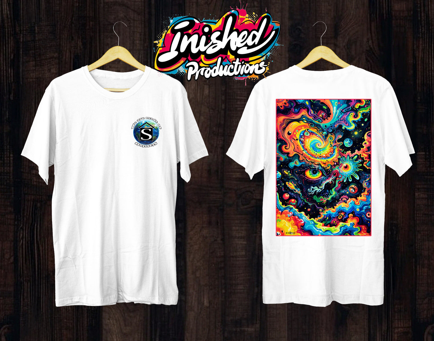 Eye trip Unisex white short sleeve t-shirt 140