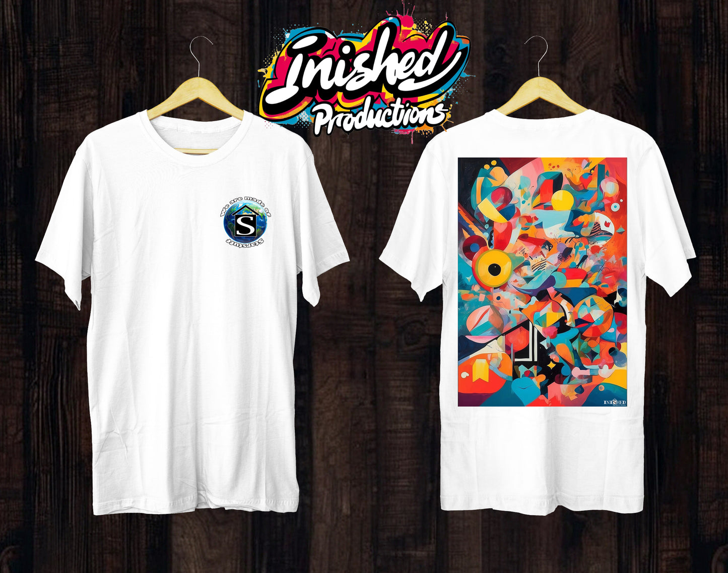 90s Retro pattern Unisex white short sleeve t-shirt 5