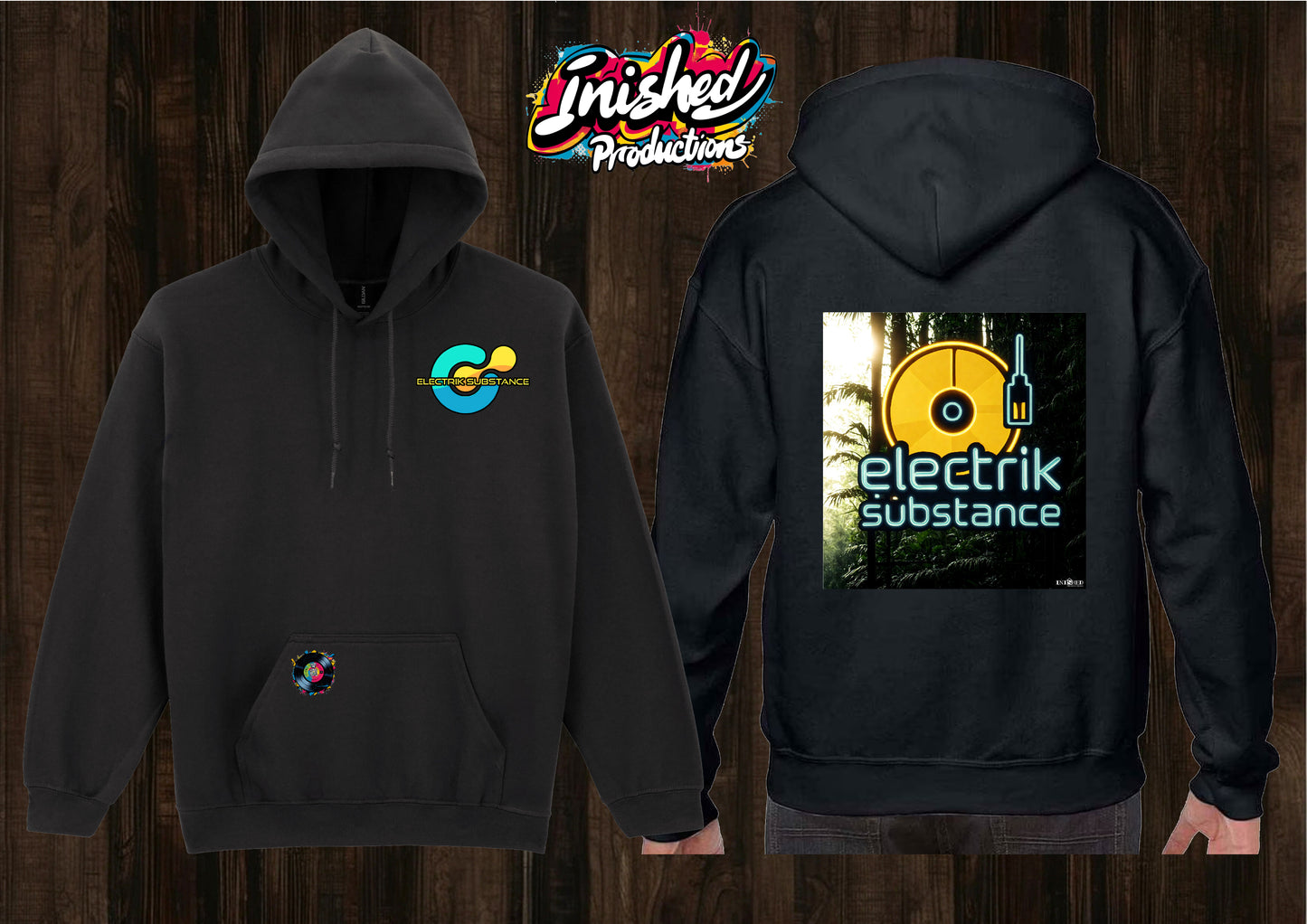 Electrik Substance Style 13 unisex hooded top