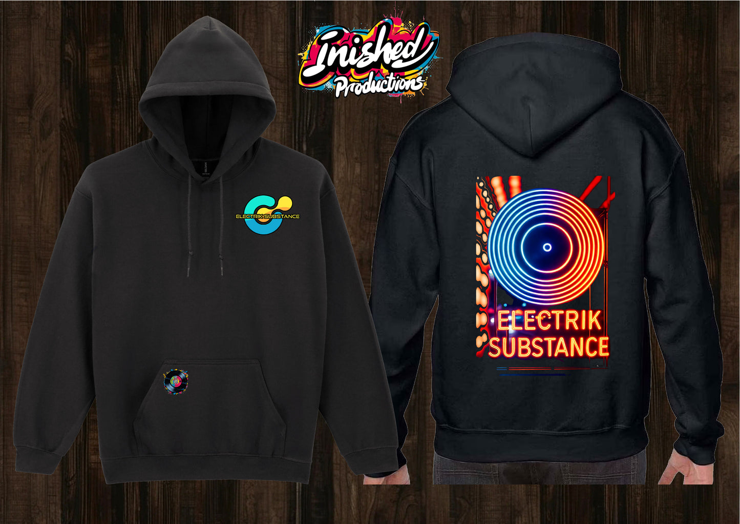 Electrik Substance Style 14 unisex hooded top
