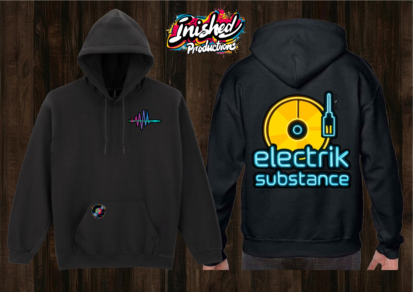 Electrik Substance Style 1 unisex hooded top