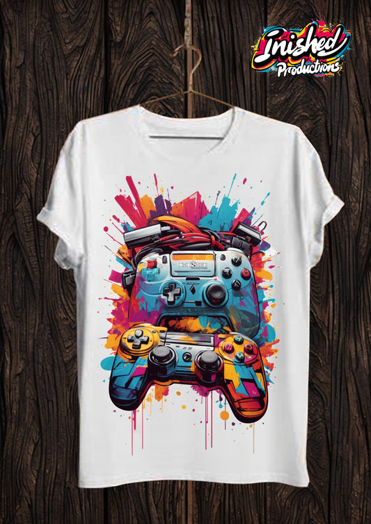 Console controller white Unisex short sleeve t-shirt 46