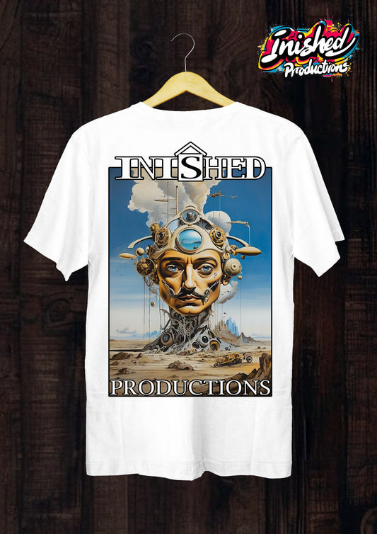Dali apocalyptic face white Unisex short sleeve t-shirt 29