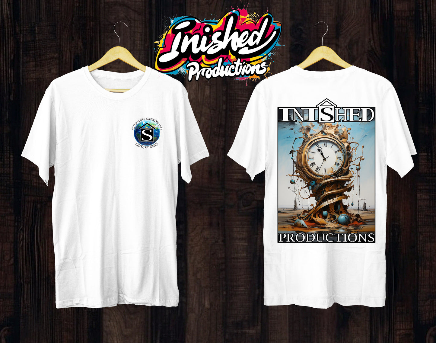 Dali apocalyptic clock white Unisex short sleeve t-shirt 28