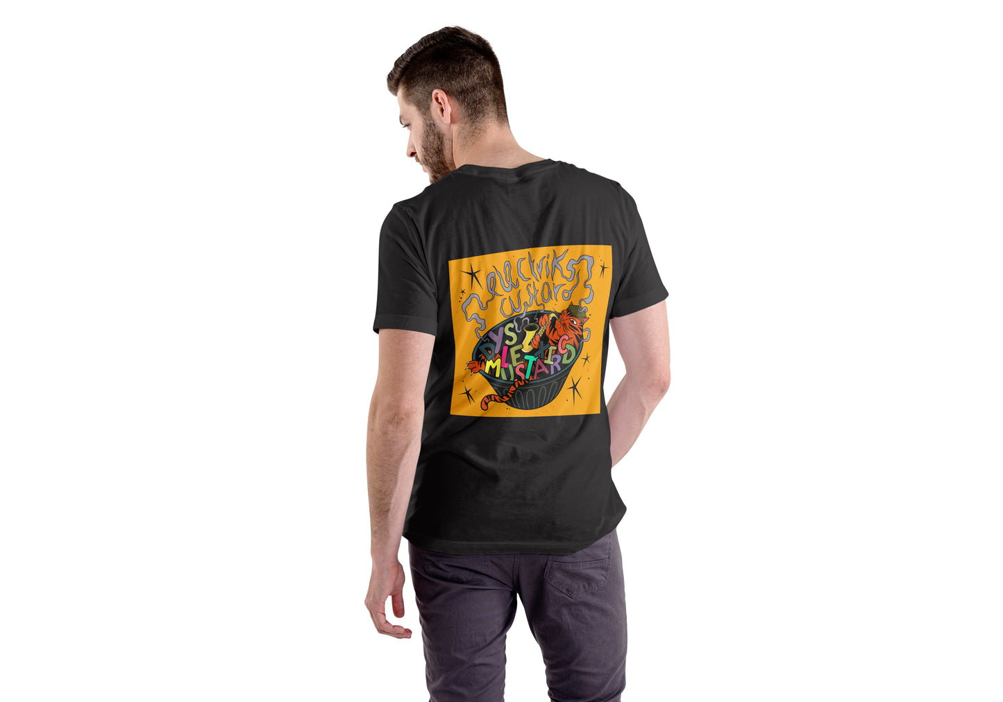 Electrik Custard Style 5 Interactive Unisex white short sleeve T-Shirt