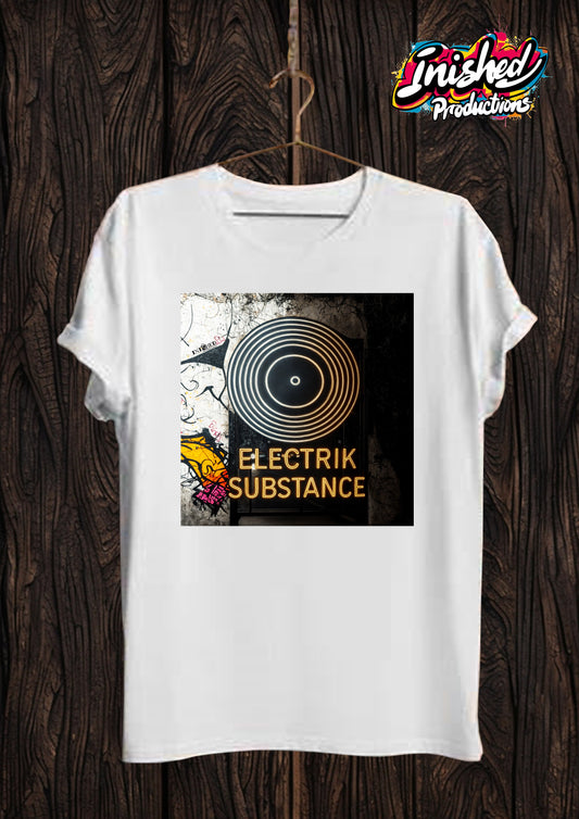 Electrik Substance Style 13 Unisex white short sleeve t-shirt