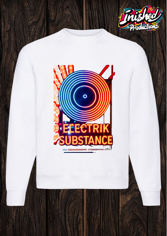 Elecrtik Substance Style 14 white unisex Classic Sweatshirt