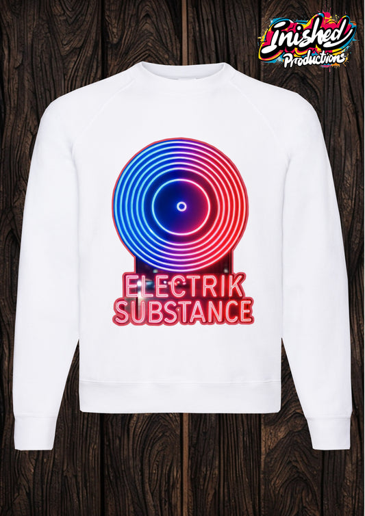 Elecrtik Substance Style 2 white unisex Classic Sweatshirt