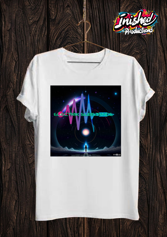 Electrik Substance Style 5 Unisex white short sleeve t-shirt