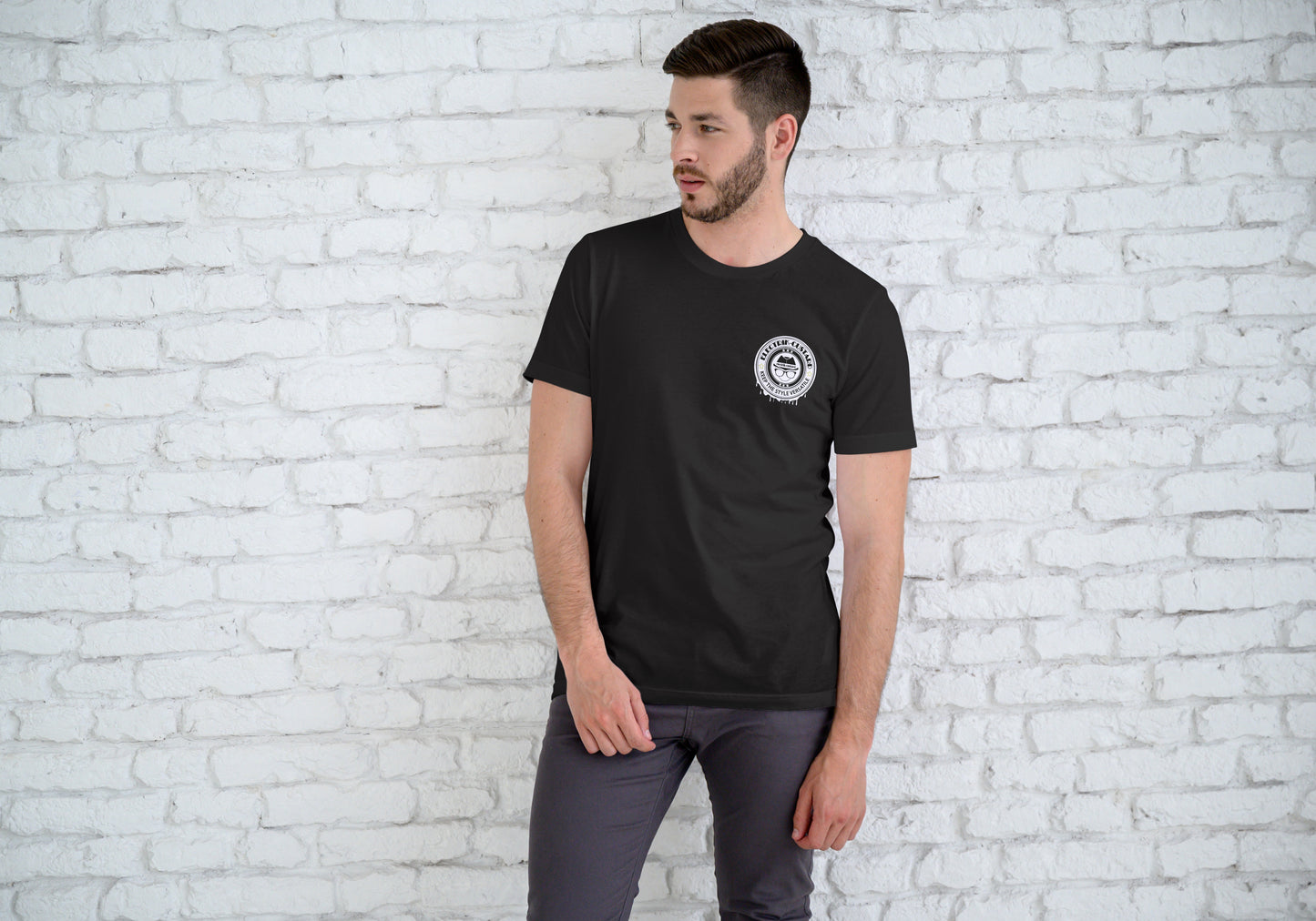 Electrik Custard Style 5 Interactive Unisex white short sleeve T-Shirt