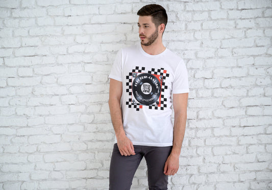 Electrik Custard Style 2 Interactive Unisex white short sleeve T-Shirt