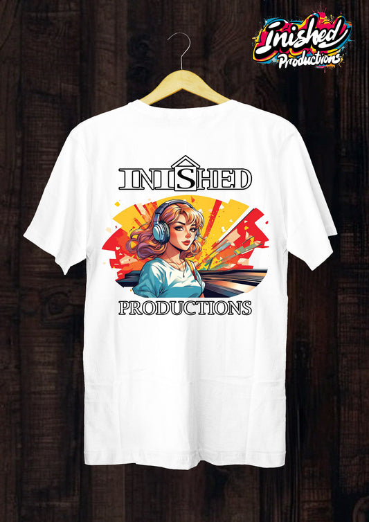 Club night white Unisex short sleeve t-shirt 58