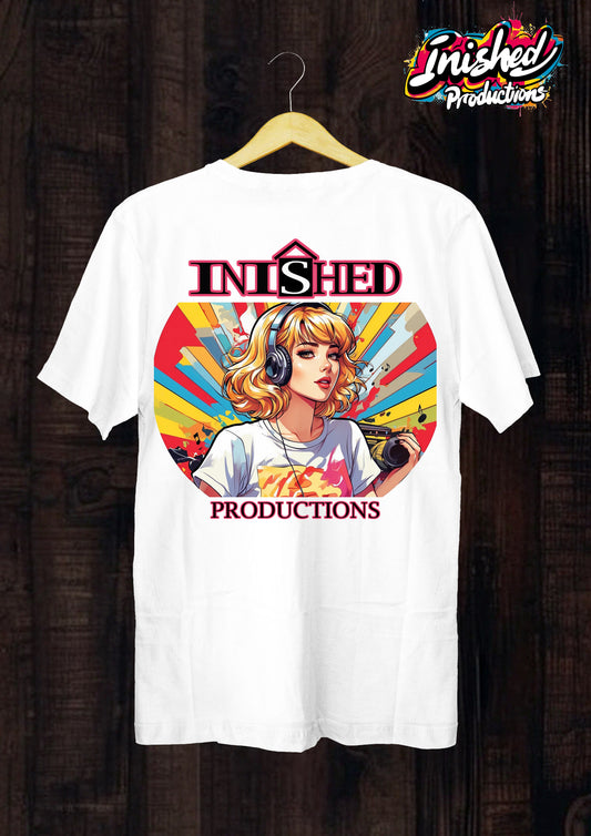 Club night white Unisex short sleeve t-shirt 57