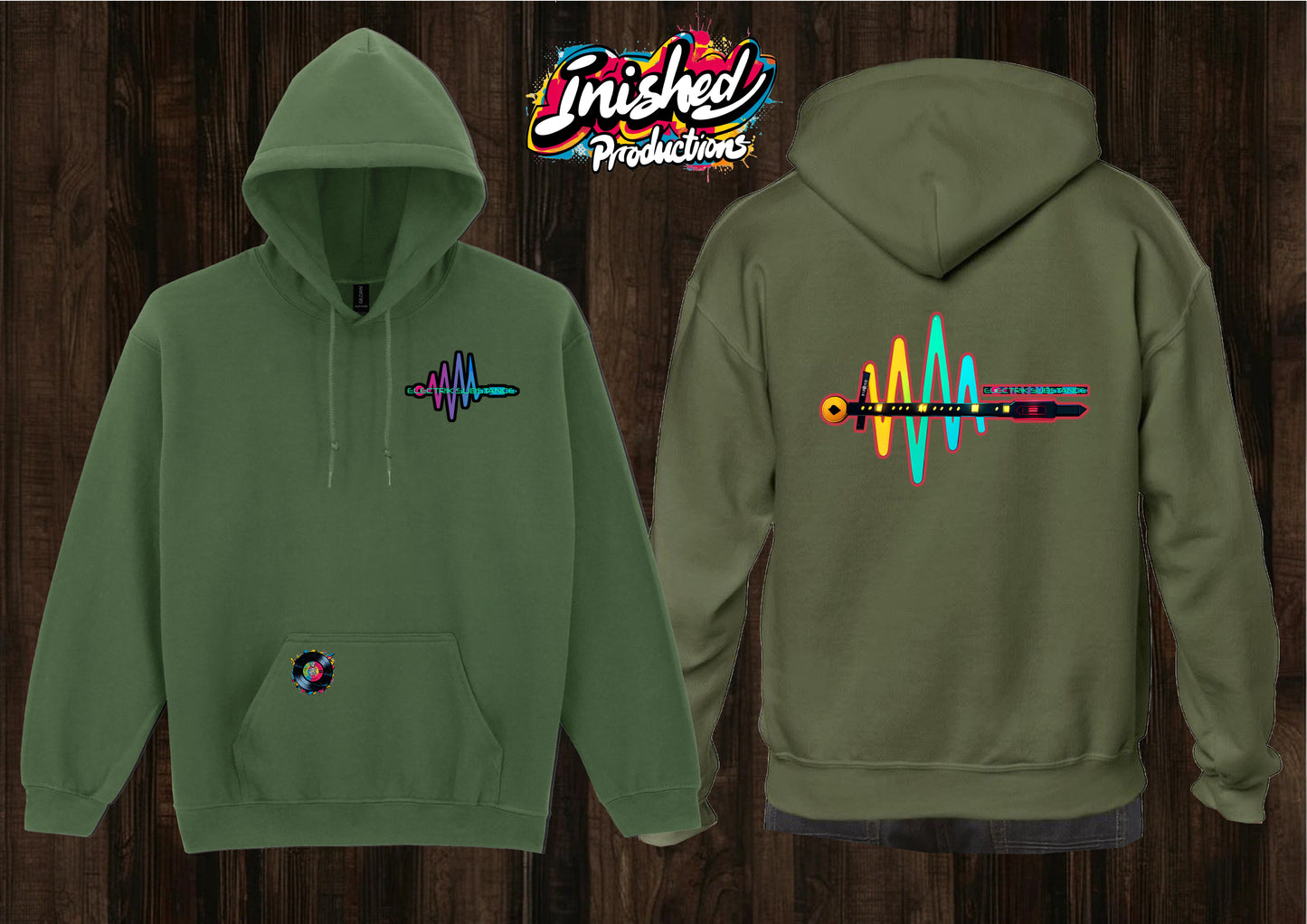 Electrik Substance Style 3 unisex hooded top