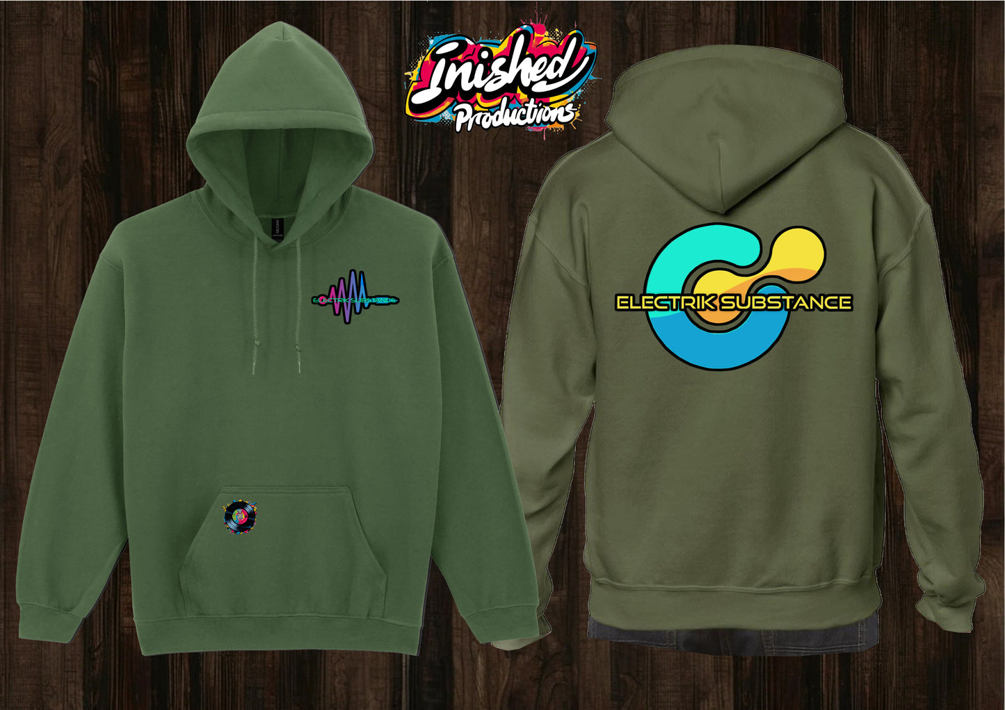 Electrik Substance Style 8 unisex hooded top