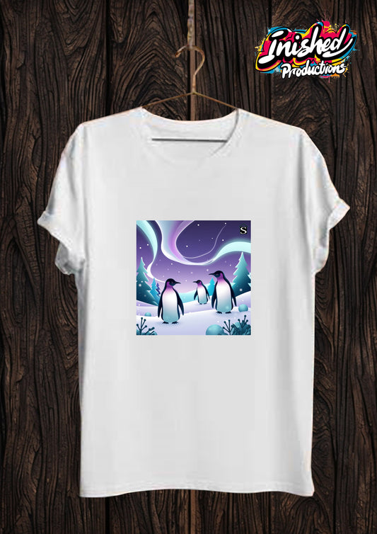 Penguin Northern Lights Kids white short sleeve t-shirt 151