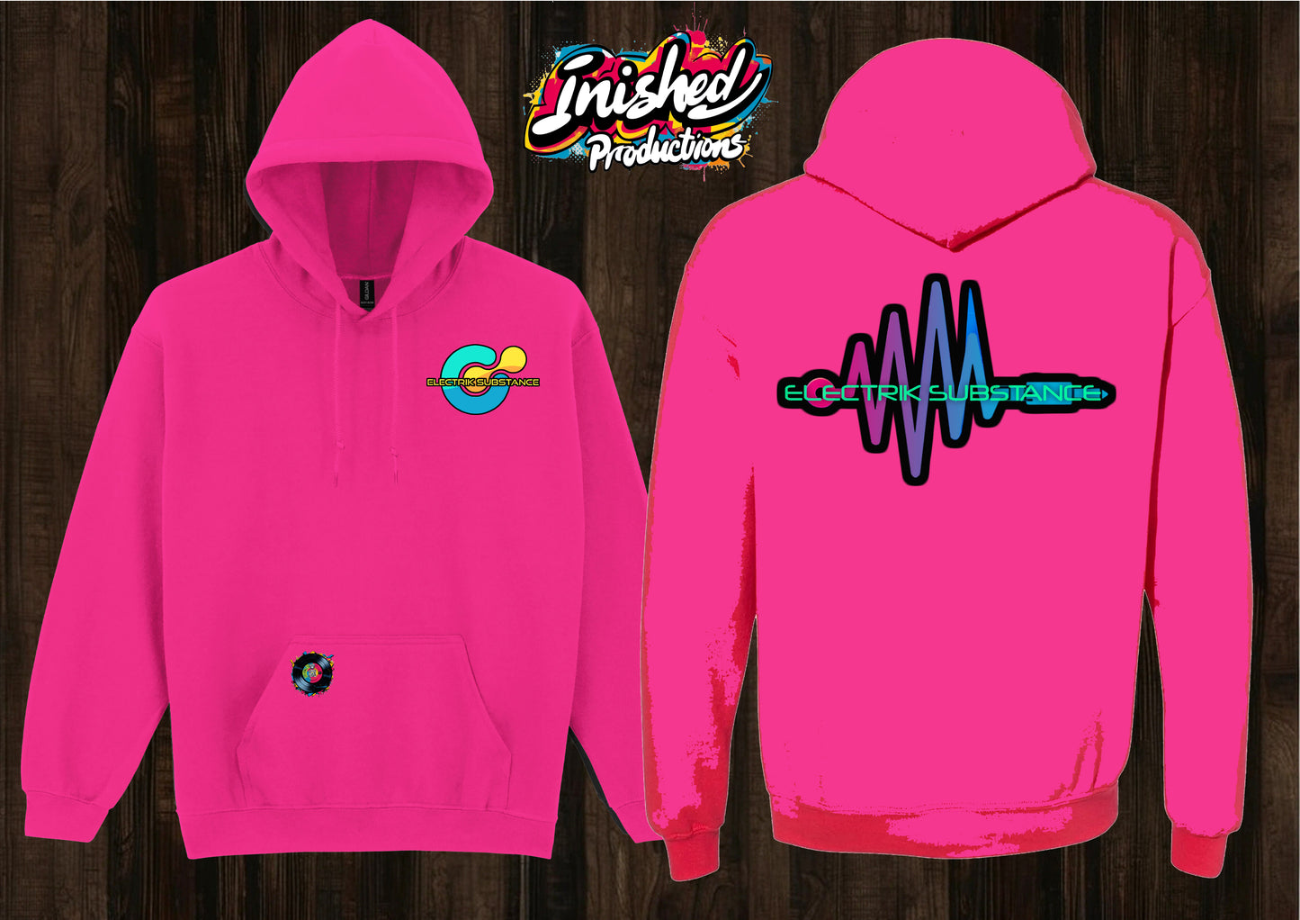 Electrik Substance Style 10 unisex hooded top