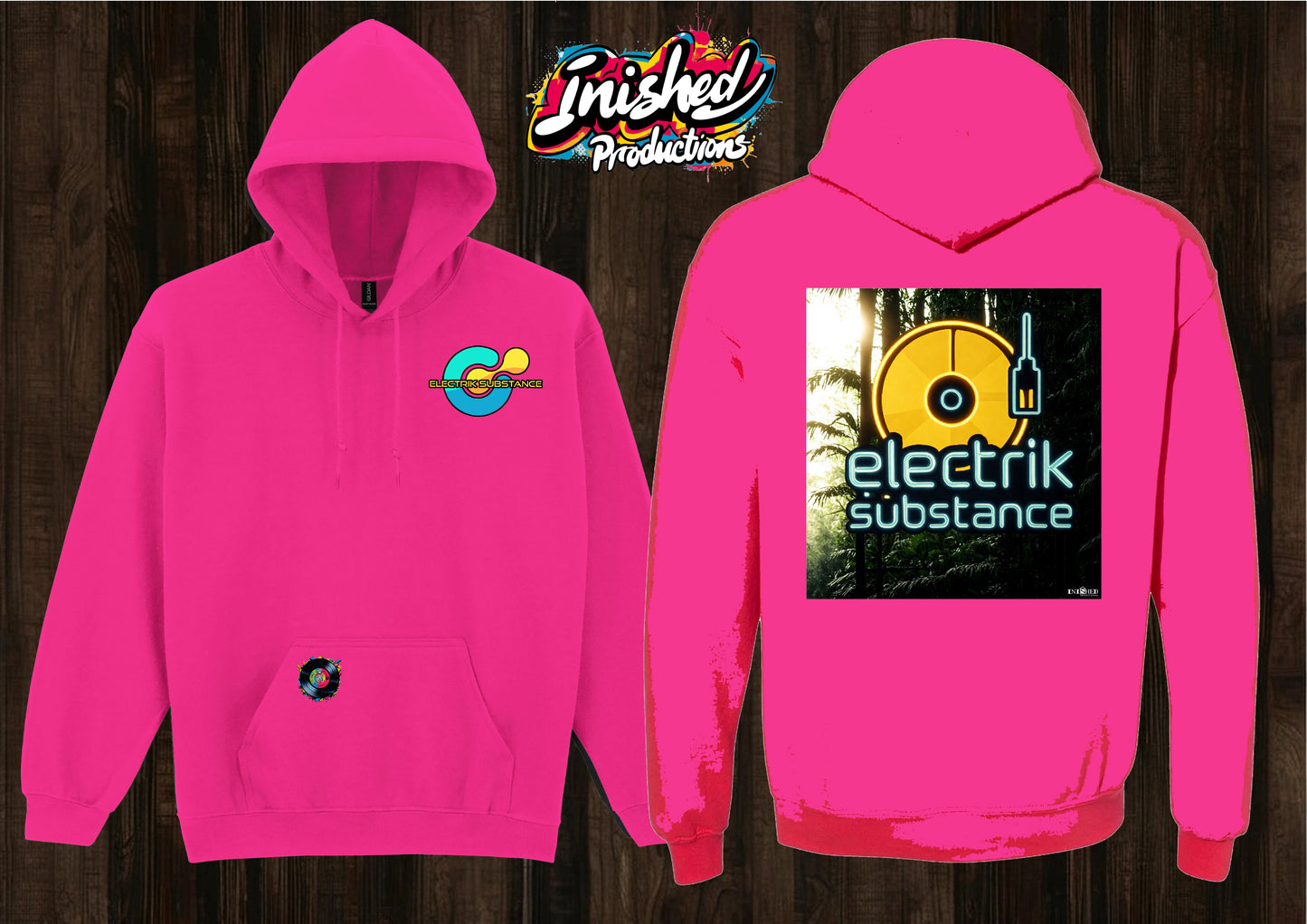 Electrik Substance Style 13 unisex hooded top