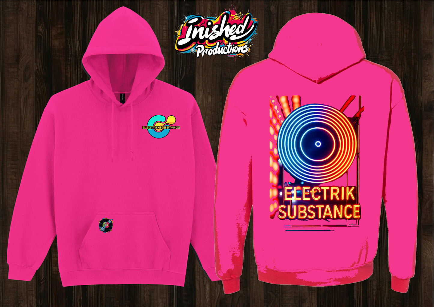 Electrik Substance Style 14 unisex hooded top