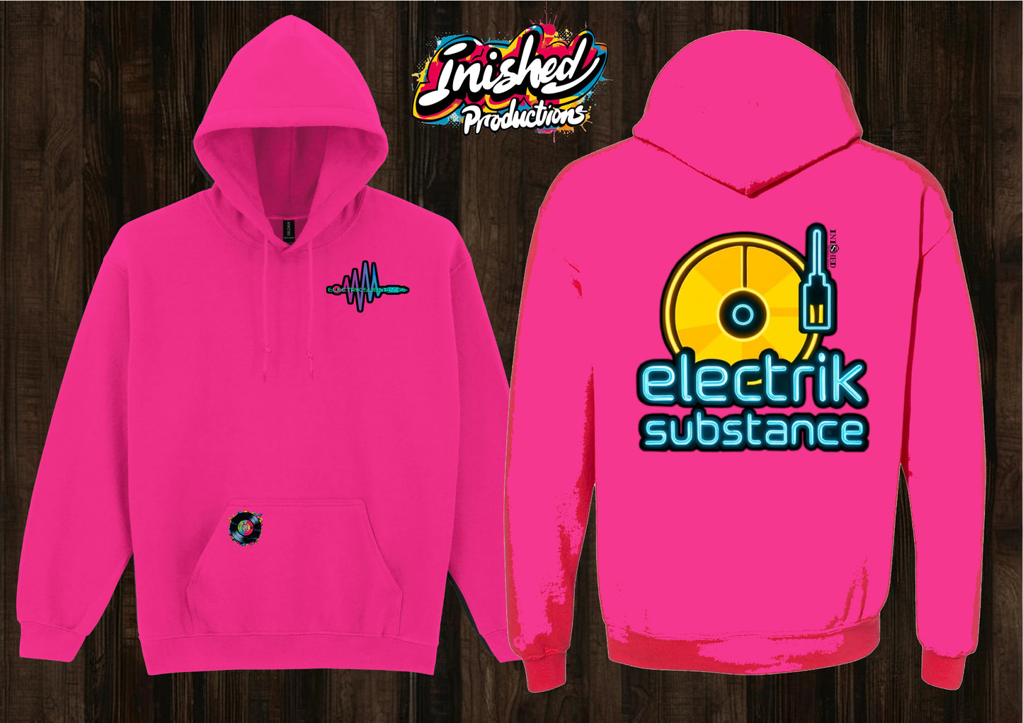 Electrik Substance Style 1 unisex hooded top