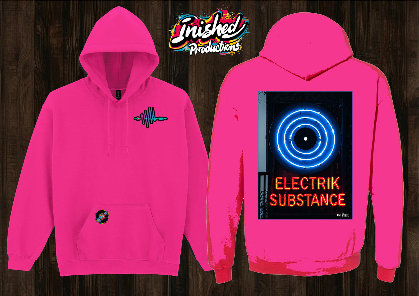 Electrik Substance Style 9 unisex hooded top