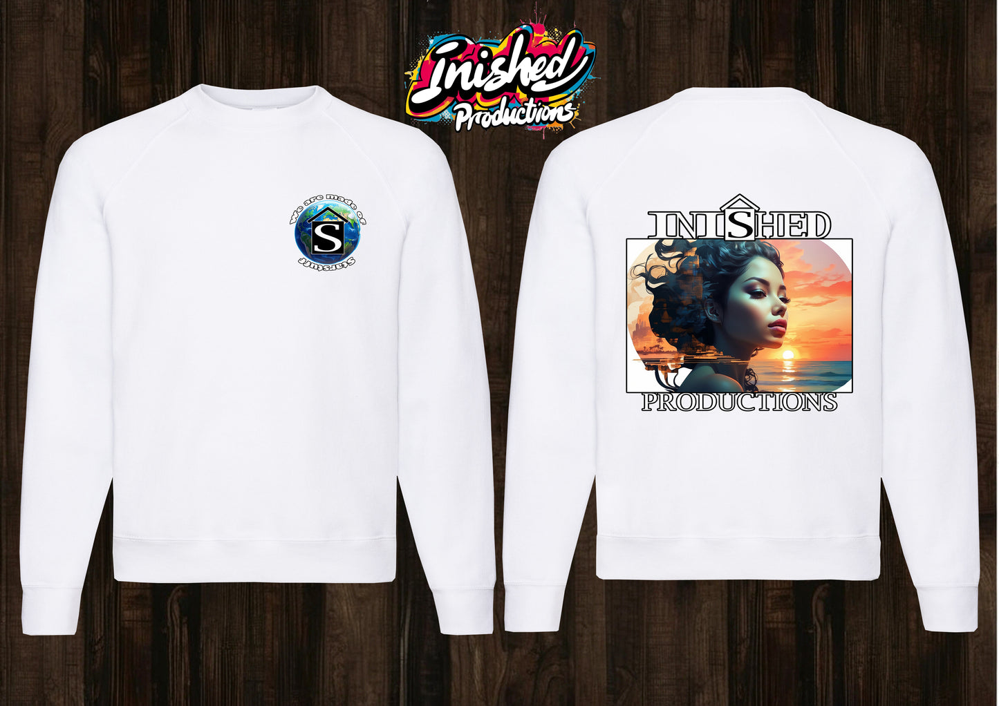 Sunset exposure white unisex Classic Sweatshirt 60